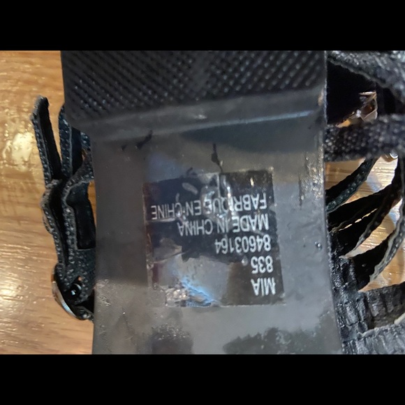 Jules & James flat denim look sandals - NWOT size 10.5 - Picture 5 of 6